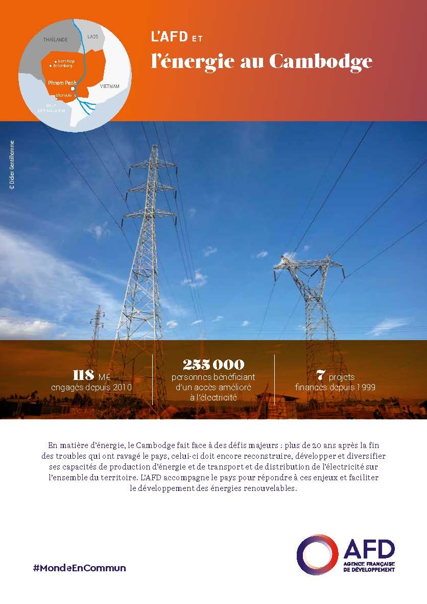 L'AFD et l'énergie au Cambodge AFD Agence Française de Développement