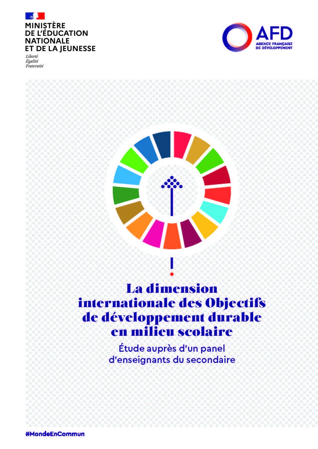 La dimension internationale des Objectifs de développement durable en milieu scolaire : étude auprès d'un panel d'enseignants du secondaire