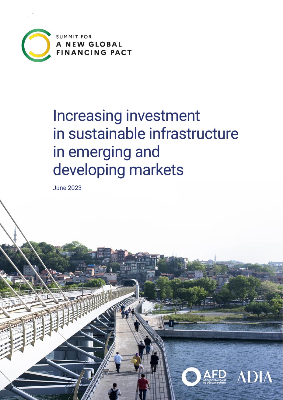 Increasing investment in sustainable infrastructure in emerging and developing markets