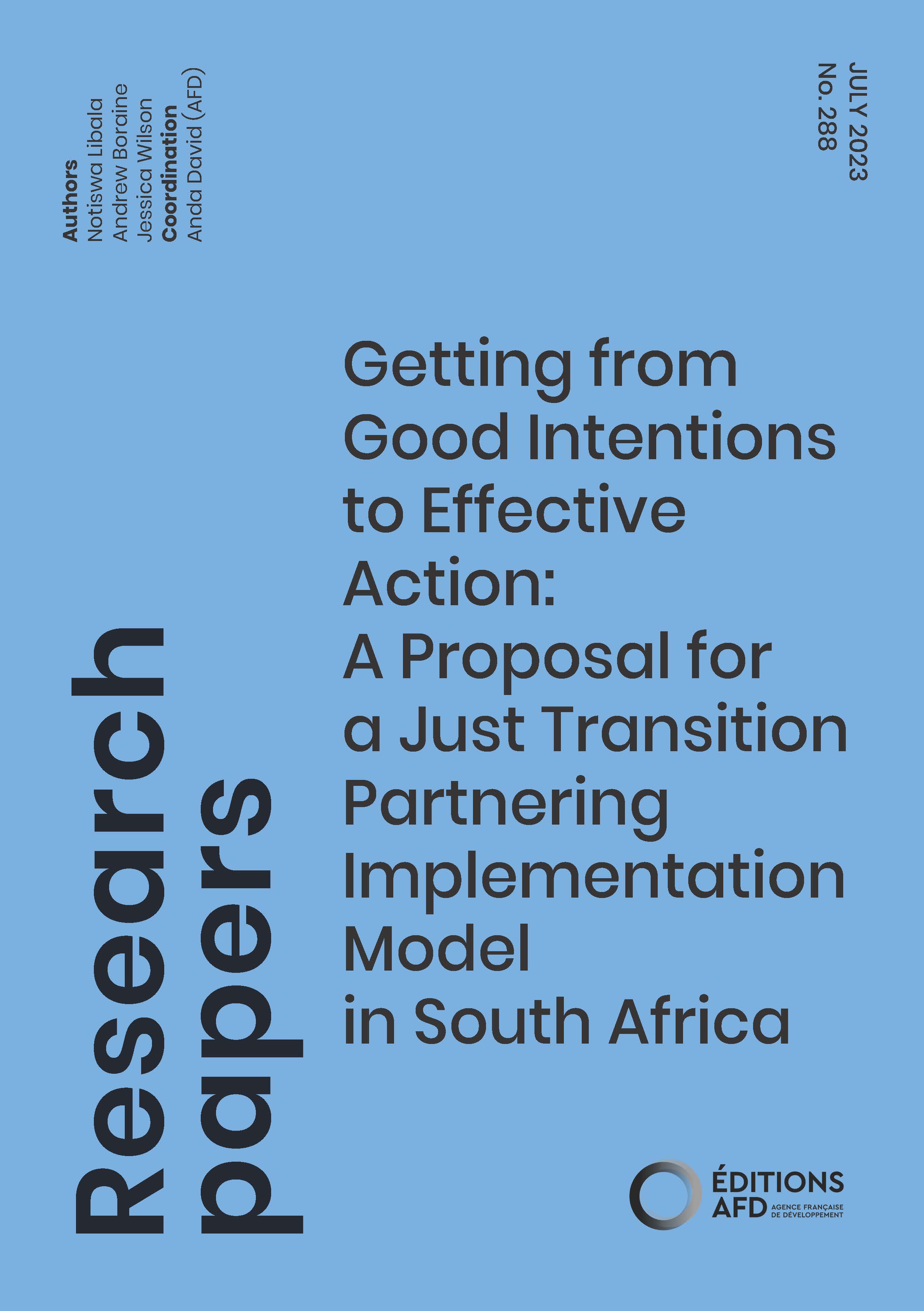 A Proposal for a Just Transition Partnering Implementation Model in South Africa_couv1
