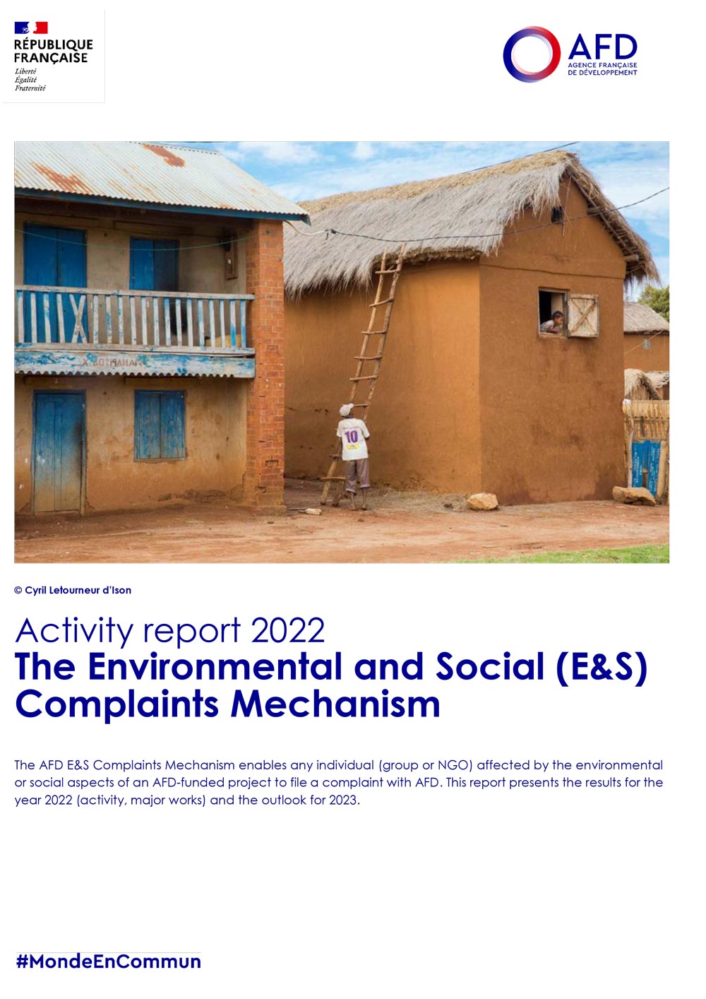 AFD's Environmental and Social (E&S) Complaints Mechanism - Activity report 2022