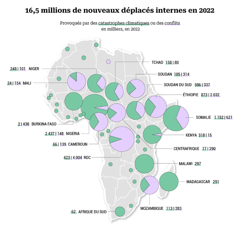 Rapport IDMC (Internal Displacement Monitoring Centre) 2023