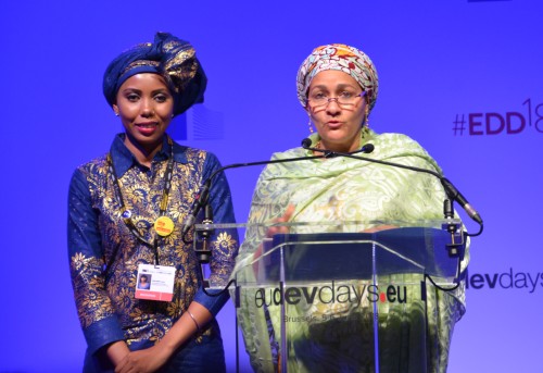 Jaha Dukureh and Amina Mohammed