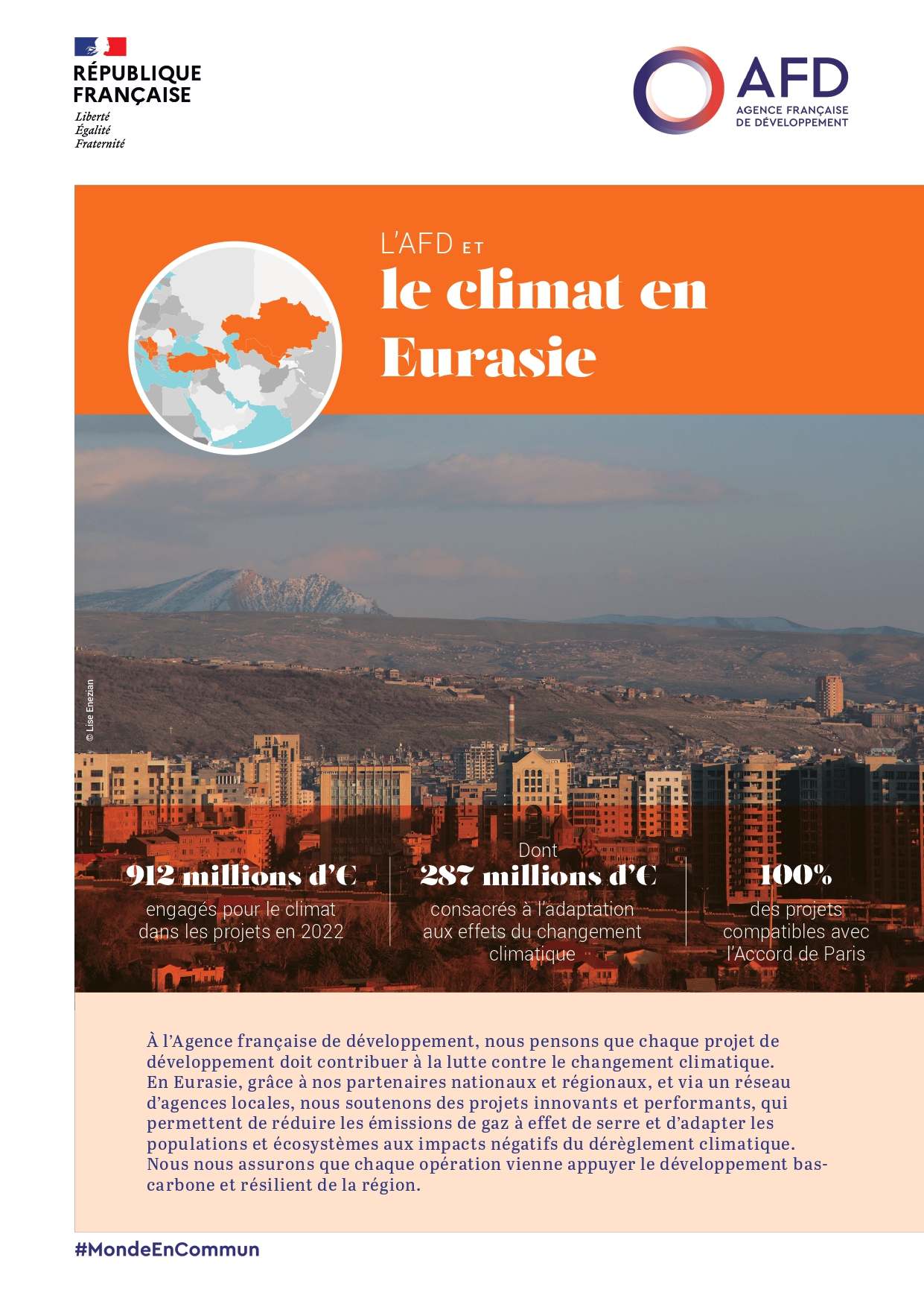 L'AFD et le climat en Eurasie