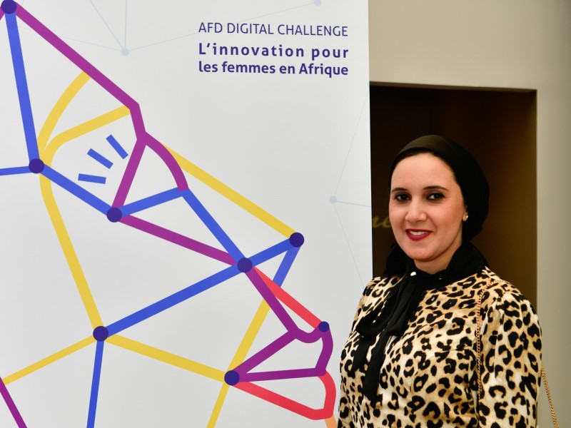 Nayrouz Talaat, founder of Direxiona © Alain Goulard / AFD