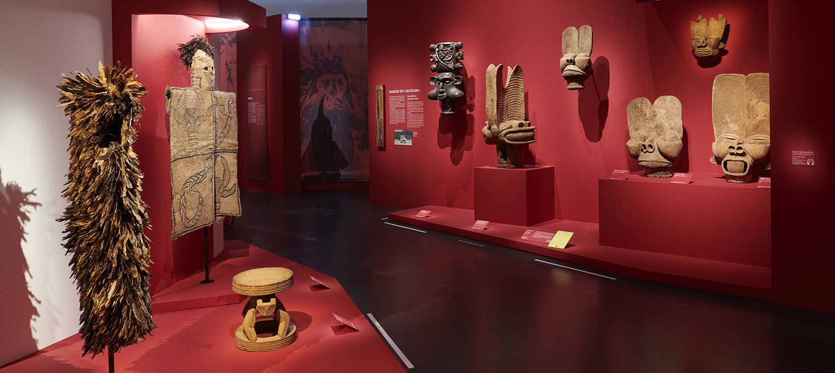 Quai Branly exposition route des chefferies Cameroun.