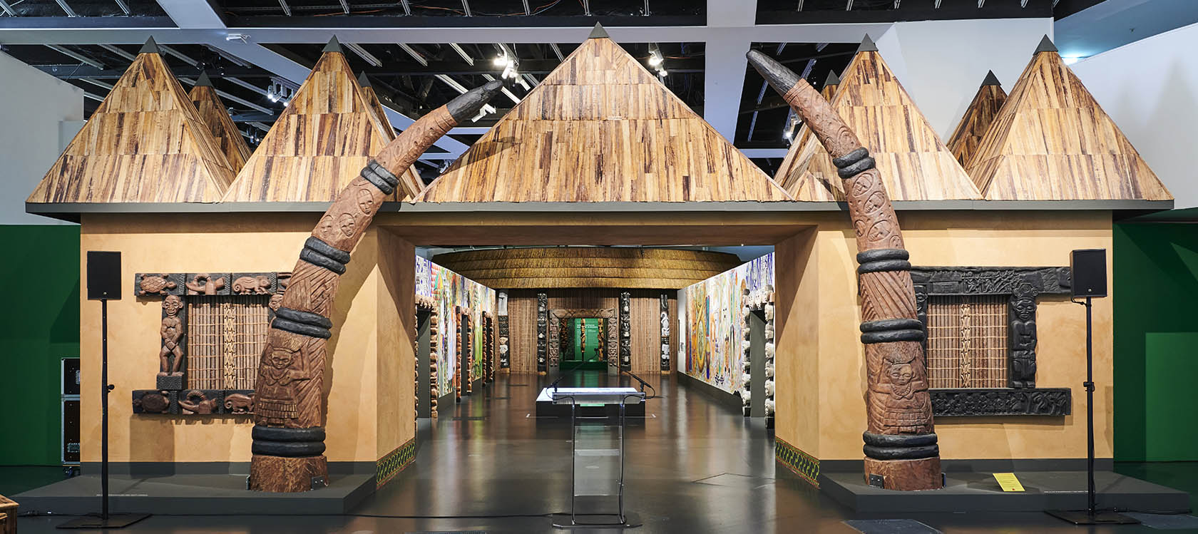 Quai Branly l’exposition la route des chefferies Cameroun.