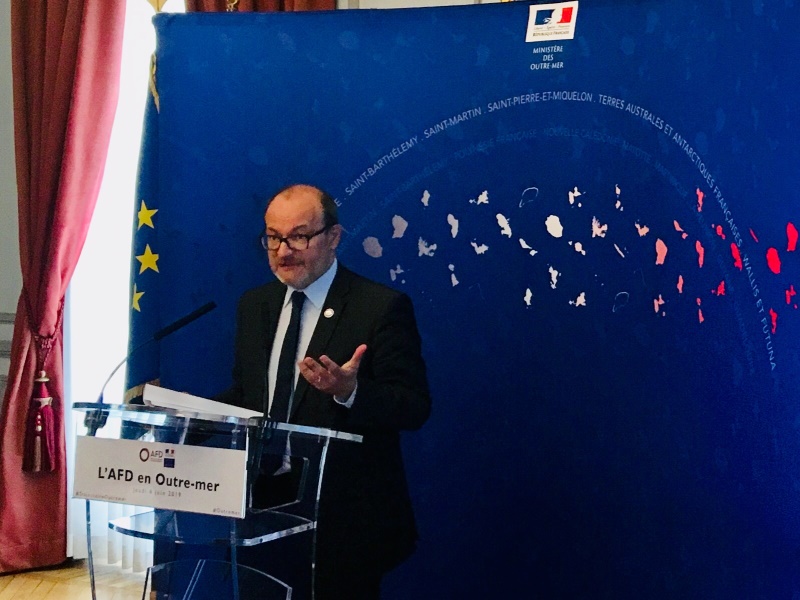 Rémy Rioux, conférence résultats AFD Outre-mer 2018