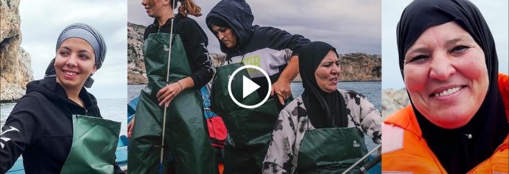 Maroc, femmes, pêche