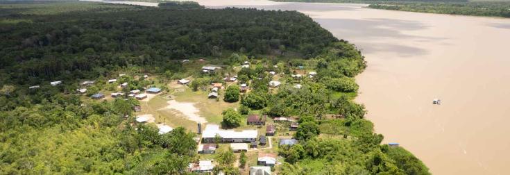 Le village amérindien de Trois Paletuviers.