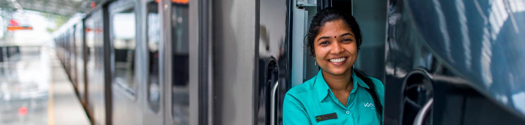 our social responsibility, Kochi metro, India, woman