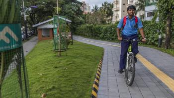 Kochi piste cyclable vélo Inde ville futur