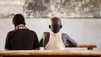 Des écoliers en Guinée 