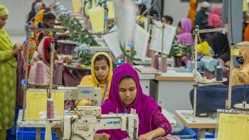 Workers at the Ananta Factory in Bangladesh