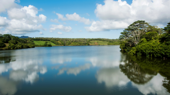 Tamarin Falls hydroelectric power station, Mauritius 