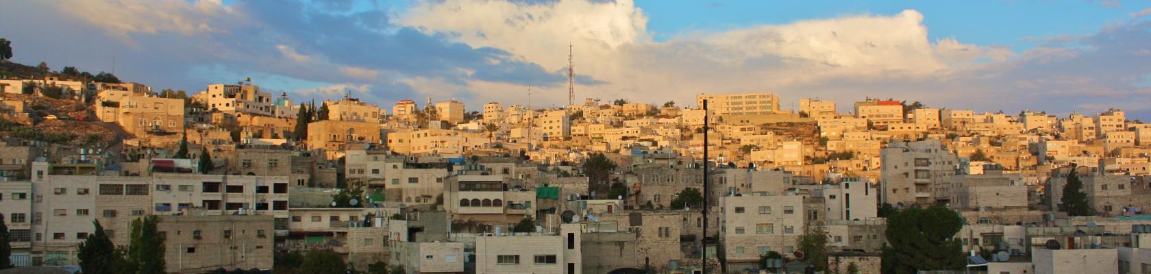view Hebron city, Palestinian Territories