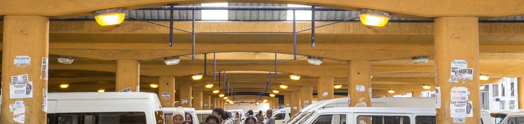Cape Town minibus station (South Africa)