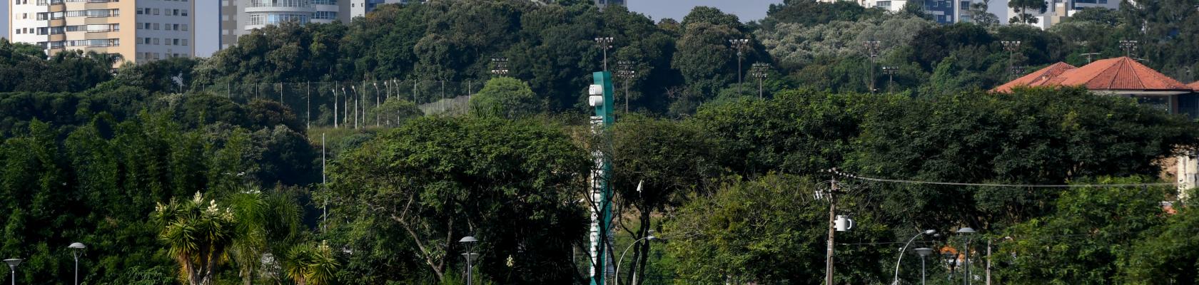 Parc Barigui, situé au coeur de la ville de Curitiba. Ville durable, Brésil