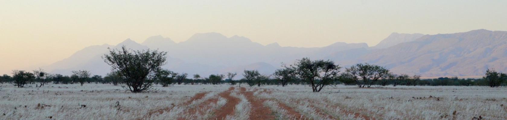 Marienfluss valley in Namibia