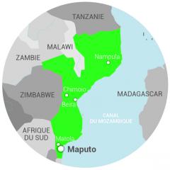 Carte Mozambique