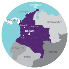 mapa Colombia