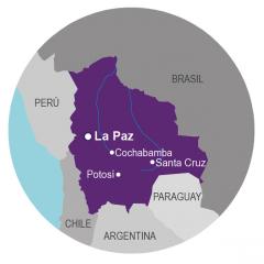 mapa Bolivia