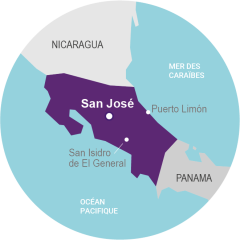 Carte Costa Rica