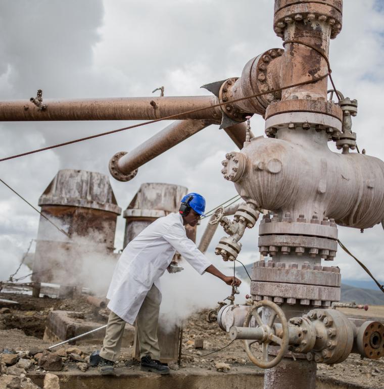 Géothermie à Olkaria au Kenya