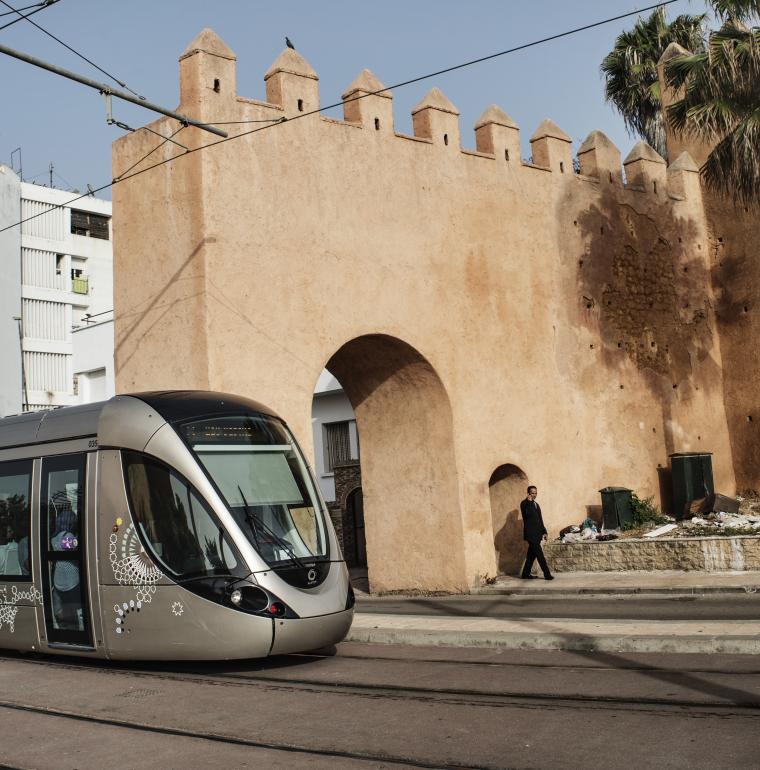Tramway, Rabat, Morocco, public transports