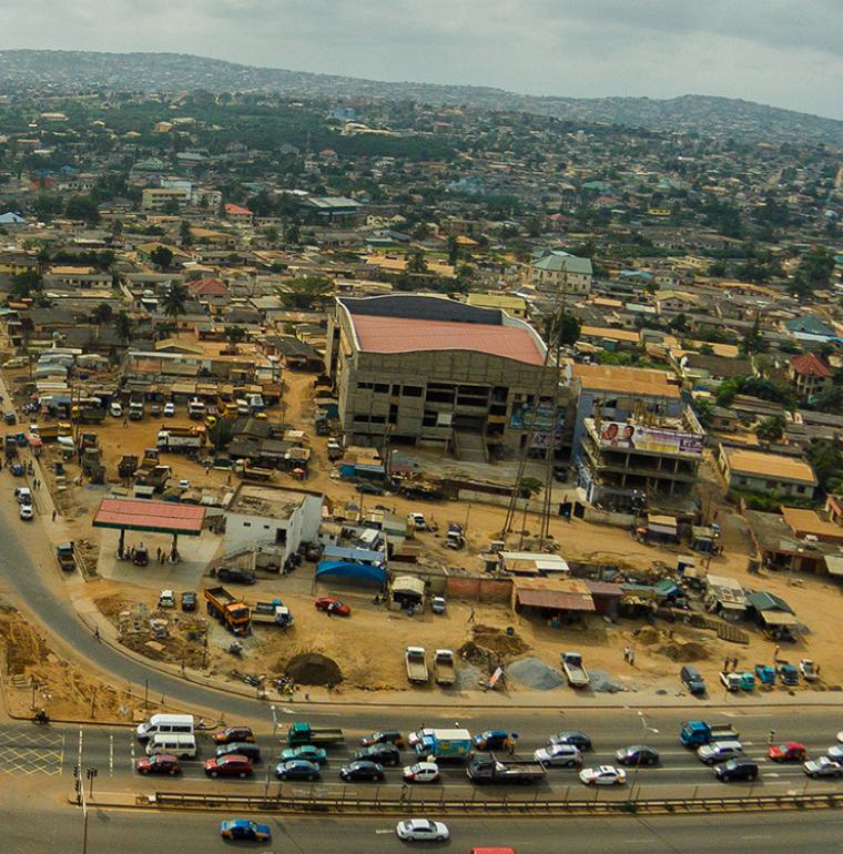 Ghana Accra vue du ciel