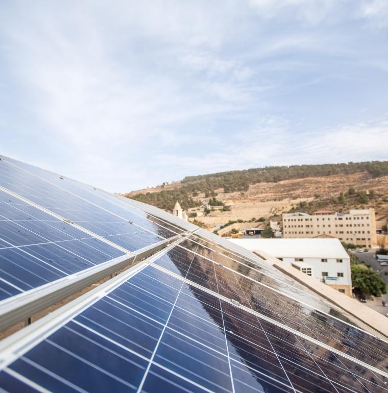 solar panels, Jerash university, Jordan, energy