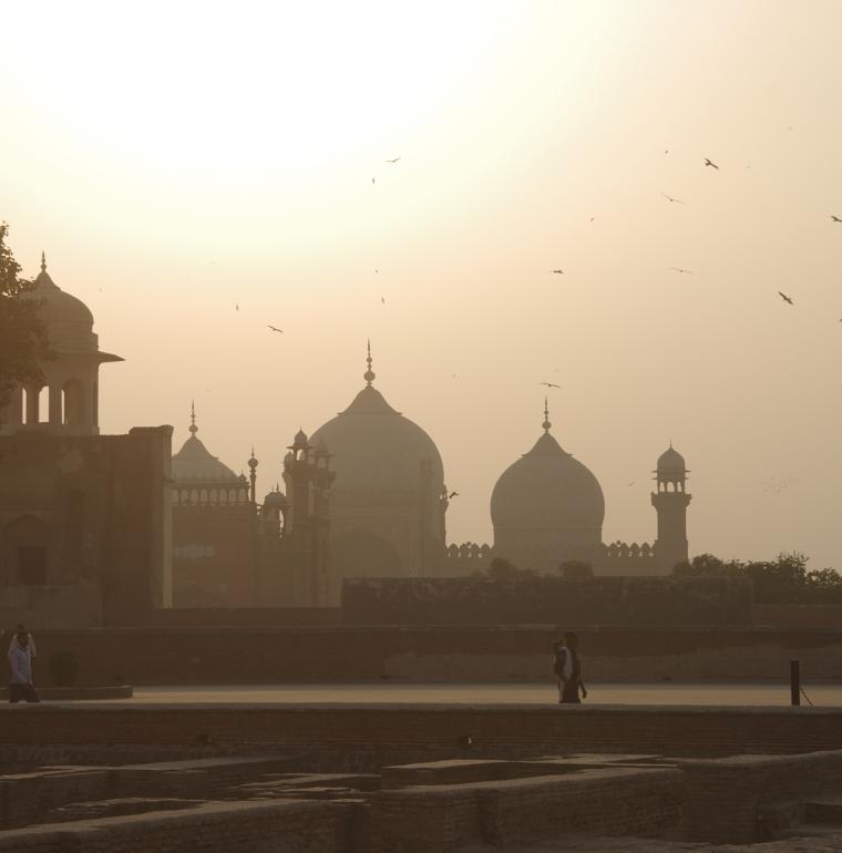 Lahore, vue, ville, Pakistan