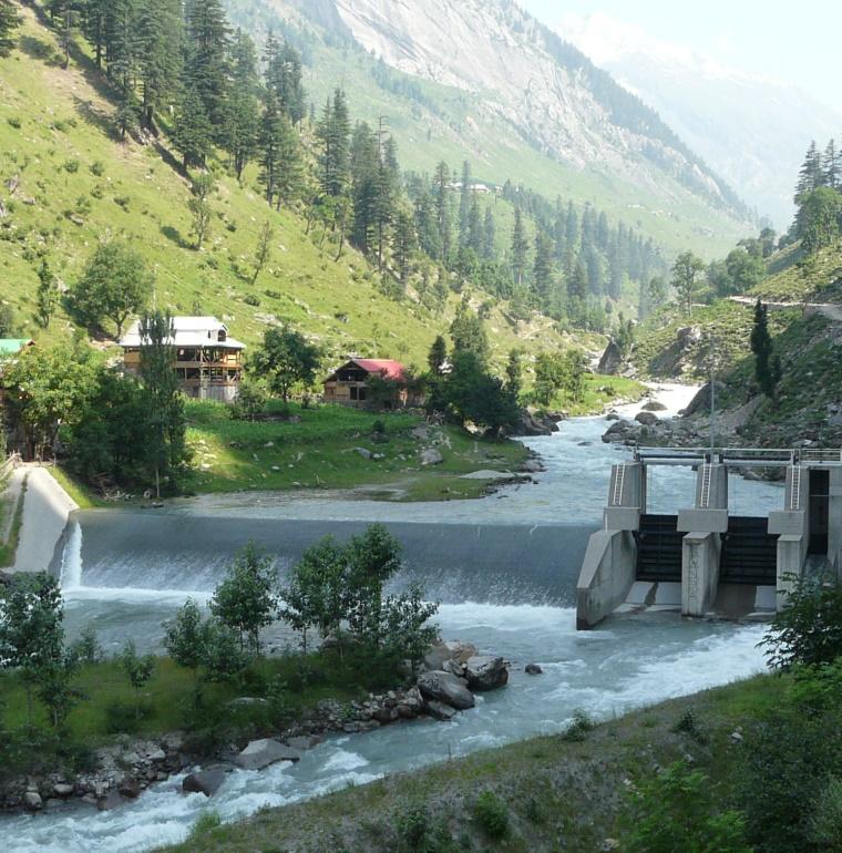 hydroélectricité, eau, énergie, Pakistan, Jaggran