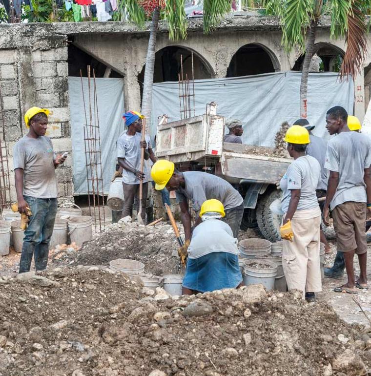 Haiti Redevelopment works in the Martissant neighborhood