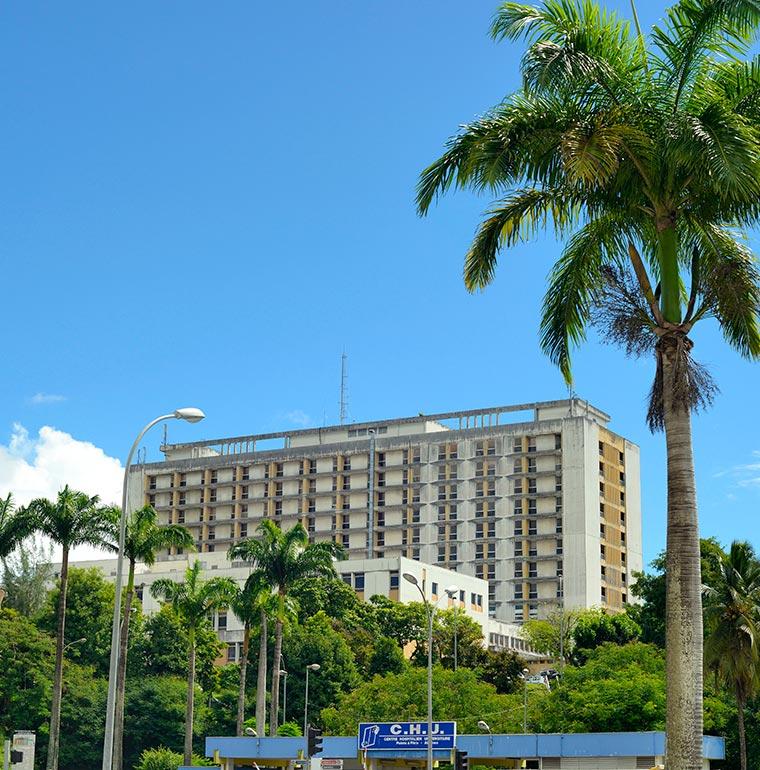 hospital renovation, Guadeloupe, health