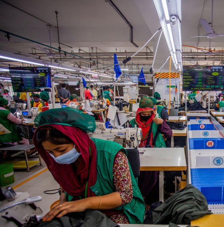 Bangladesh textile workshop women