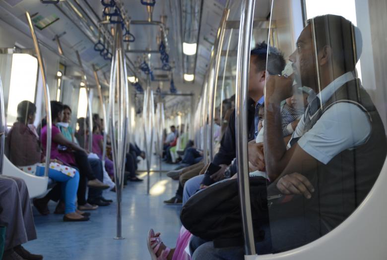 métro, transport, Bangalore, Inde