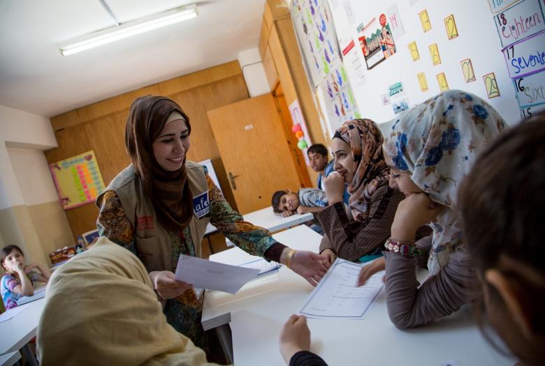 Women, workshop, health, crisis, Lebanon, Jordan, NGO Première Urgence Internationale