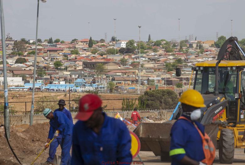 Projet à Soweto, en Afrique du Sud.