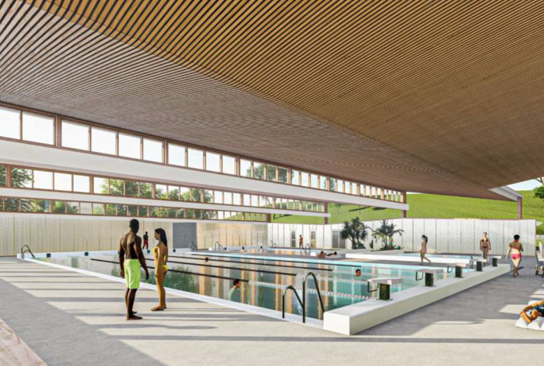 Préfinancement parti pour la construction de la piscine municipale de la commune de la Plaine des Palmistes.