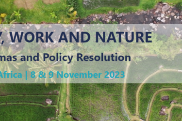 Inequality, Work and Nature Conference held in Cape Town, South Africa, on November 8th/9th