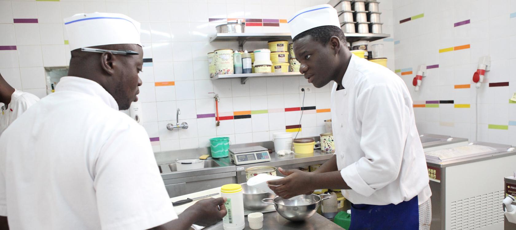 Mali, Bamako, école hôtelière, conseil en cuisine