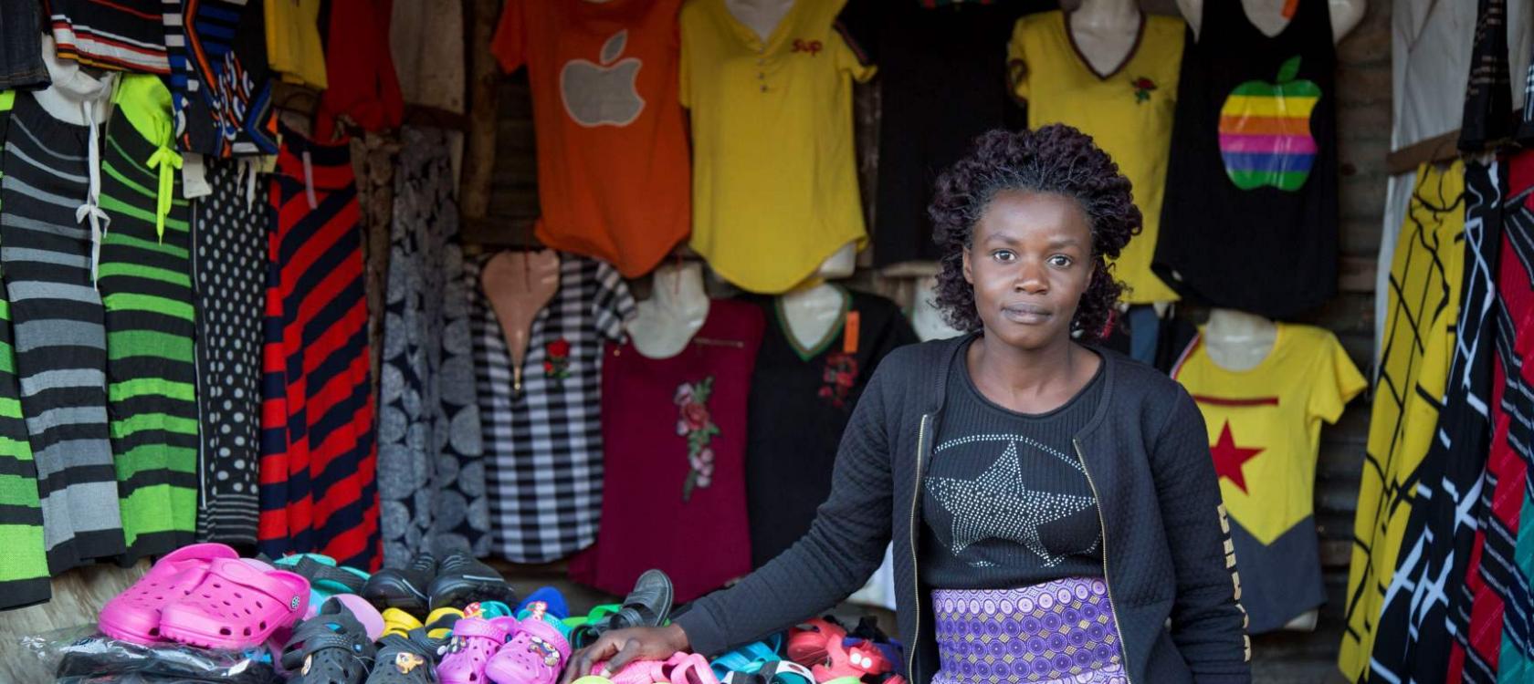 Denia Tembo, propriétaire de magasin, Zambie, numérique, projet JUMO