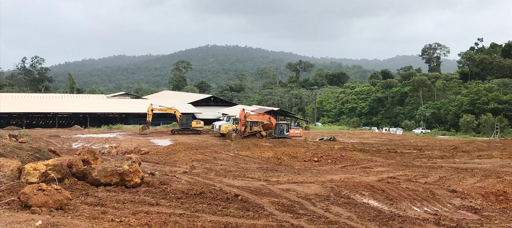 centrale biomasse guyane électrique énergie renouvelable bois terrain chantier construction