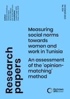 Measuring social norms towards women and work in Tunisia_couv1