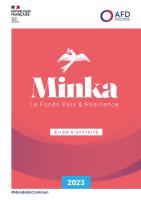 Minka, le fonds Paix & Résilience - Bilan d'activité 2023