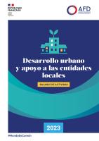 Desarrollo urbano y apoyo a las entidades locales 2023