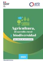 Agricultura, desarrollo rural y biodiversidad - Balance de actividad 2023