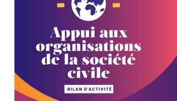 Appui aux organisations de la société civile - Bilan d'activité 2022