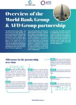 Overview of the World Bank Group & AFD Group partnership